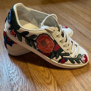 Gucci Ace Leather Trainers